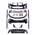 Civic FC450 mbele nyuma bumper upande sketi bodykit